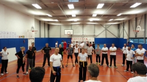 Premier cours pour les débutants au club de Krav Maga de Quimper