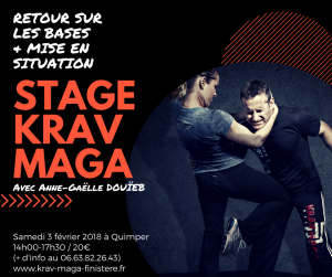 Stage de Krav Maga à Quimper avec Anne-Gaëlle DOUÏEB