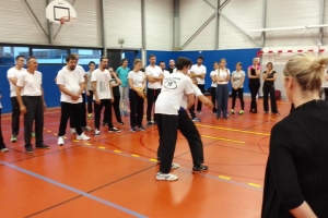 Premier cours pour les débutants au club de Krav Maga de Quimper